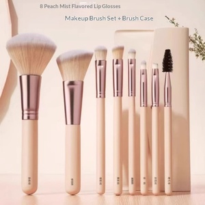Set <span class=keywords><strong>de</strong></span> 12 Brochas <span class=keywords><strong>de</strong></span> Maquillaje para Principiantes, con Cerdas <span class=keywords><strong>de</strong></span> Fibra Sintética y Mangos <span class=keywords><strong>de</strong></span> Plástico para Aplicación en Rostro, <span class=keywords><strong>Ojos</strong></span> y Mejillas - Cerdas Suaves - Product Image 3