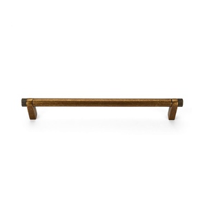 Manijas de Gabinete Sólidas de Latón Antiguo Kosin-DG, <span class=keywords><strong>Tiradores</strong></span> y Perillas Doradas con Diseño de Rejilla, <span class=keywords><strong>Tiradores</strong></span> de Armario de <span class=keywords><strong>Bronce</strong></span>, Manijas de Cómoda Envejecidas - Product Image 5