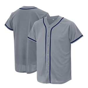 Custom Embroidered Mens Baseball Jersey Button Up Shirts Short Sleeve <b>Hip</b> Hop Tees Lightweight Polyester Mesh Sports Uniforms - Product Image 5