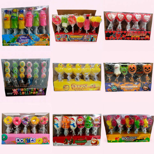 Piruletas con Forma de <span class=keywords><strong>Donut</strong></span> y Globo Ocular, Mezcladas con Caramelos Duros con Sabor a Frutas para San Valentín, Halloween y Decoración de Fiestas de Cumpleaños - Product Image 4