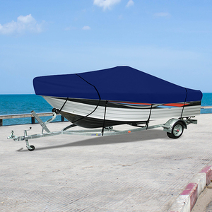 HOMFUL Center Console Boat Cover Fishing Marine Boat Cover poliestere impermeabile 600D pigmento - Product Image 6