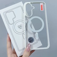 Coque Magnétique Antichoc Rigide en PC Pour Samsung Galaxy A17 A07 A16 A26 A06 A55 A36 A56 S25 Ultra LM022