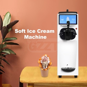 Fonction Wifi Commercial nouveau Design industriel chinois Auto pré-refroidissement 18l/H été Machine à glace molle compresseur importé - Product Image 3