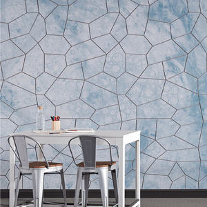 Panneaux acoustiques décoratifs en fibre de polyester à chanfrein pour la décoration intérieure, panneaux acoustiques en feutre PET insonorisés à rainures - Product Image 4