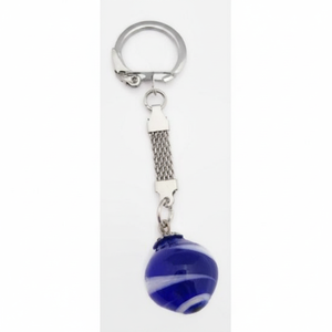 Porte-clés en verre Evil Eye 2X9 cm Porte-clés avec design unique - Product Image 2
