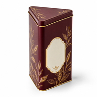 Boîte à thé triangulaire personnalisée pour l'emballage de thé de spécialité en cadeau