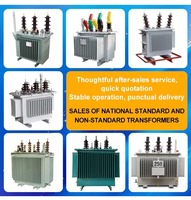 Transformateurs de distribution industriels triphasés immergés dans l'huile de haute qualité 11KV 33KV 100KVA 300KVA 400KVA 1600KVA