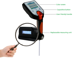 Sensor de Concentração Líquida Portátil Semi-Automático Aubon DSM-G com Bateria de Lítio Recarregável 3.7V, Plástico, 0.001g/m, Amostra de 2ml - Product Image 5