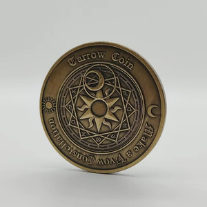 Medallas Conmemorativas Electrochapadas de los Doce Signos del Zodiaco, Juego Completo de 12 Piezas, Aleación de Zinc, Hechas <span class=keywords><strong>en</strong></span> China, Colección de Monedas de la Suerte - Product Image 6