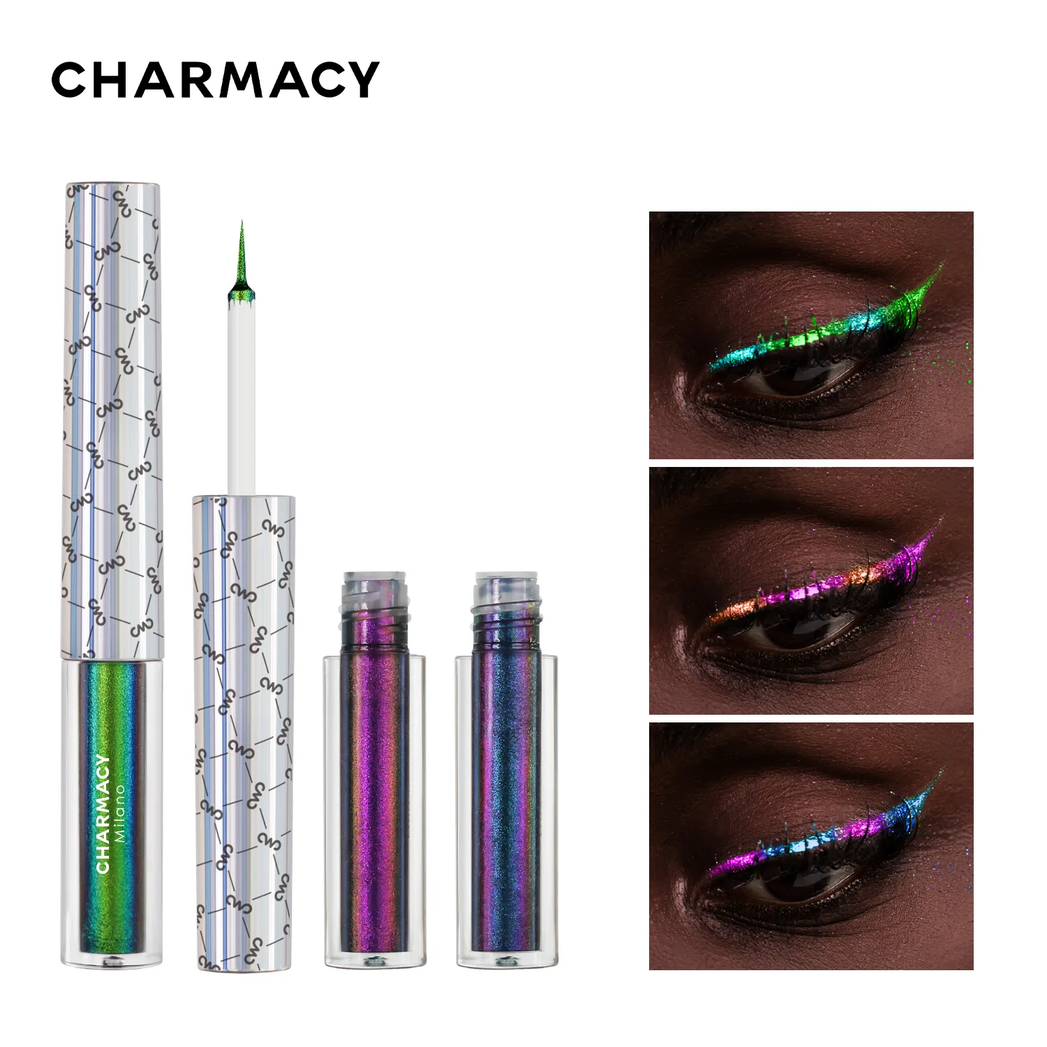 Hoge Kwaliteit Multichroom Eyeliner Potlood Veganistische Permanente Make-Up Waterdichte Vloeibare Kameleon Eyeliner