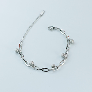 Bracelet ajustable en or, chaîne en acier inoxydable avec breloque en zircon pour femme, bijou coloré avec pendentif, cadeau - Product Image 1
