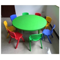 Table ronde pour enfants, ensemble de table et chaise, pour bureau, soins de jour, bureau d'étude, pour pépinière, maternelle, maison