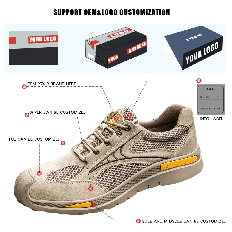 New Summer Labor protection Shoes Anti