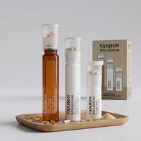 Flacon vide à double compartiment de qualité alimentaire pour liquides buccaux 10ml 20ml 30ml – Flacon deux-en-un pour emballage de suppléments liquides et en gélules