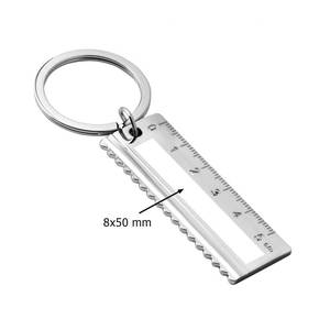 Llavero con Regla de Plástico de 1m, Sistema de Medición en Milímetros, Caja Ecológica - Product Image 3