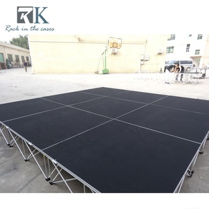 4ft*4ft <b>Platform</b> Anti-slip <b>Stage</b> with Stair Quick Install Spider <b>Stage</b> - Product Image 6