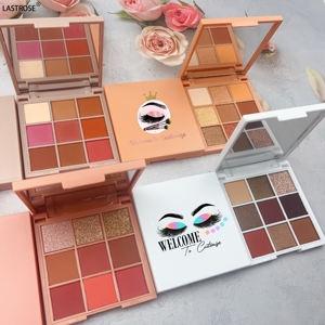 อายแชโดว์แบบวีแกน9สีประกายระยิบระยับฉลากส่วนตัว - Product Image 1