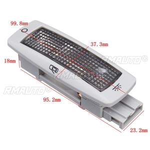 2 pièces, lampe de lecture arrière de voiture, lampe de plafond pour VW Golf Passat Tiguan, pour Skoda Fabia Superb, pour Seat Leon 3B0947291 - Product Image 3