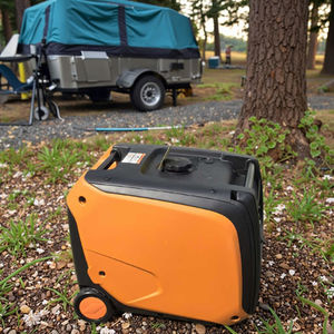 YHS 4kW 5kw 6KW 전기 생성 자동 휴대용 저연료 소비 가정 및 캠프 용 가솔린 파워 인버터 발전기 - Product Image 5