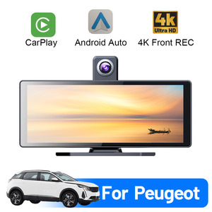 กล้องติดรถยนต์ 4K ด้านหน้า พร้อมระบบบันทึกภาพแบบไร้สาย รองรับ <span class=keywords><strong>Apple</strong></span> CarPlay และ Android Auto จอภาพพกพา บันทึกภาพคู่ รองรับ WiFi และ Miracast สำหรับรถยนต์ Volkswagen - Product Image 6