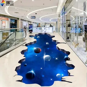 2 Phần Epoxy Clear Coat Sealer 3d Ocean Gạch Lát Sàn Bê Tông Sơn Sàn 3d Epoxy