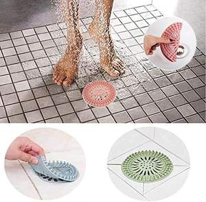 Protectores de desagüe de silicona para el cabello, tapones de silicona para drenajes de ducha, bañera y cocina, venta al por mayor - Product Image 2