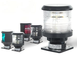 אור ניווט 12V עמיד למים אדום ירוק LED מנורת פונטון קדמית לסירה ימית לחומרה ימית - Product Image 3