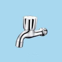 Robinet de robinet de bassin d'eau froide en plastique chromé poli de bonne qualité Offre Spéciale