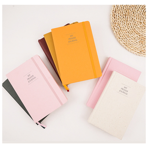 Folien-Heißprägung Logo Individueller Druck Hardcover Softcover PU-Leder Leinen Baumwolle Cover Planer Notizbuch Tagebuch Gebetstagebuch - Product Image 1