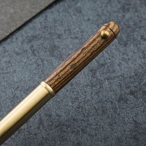 Wholesale Custom High End Wooden Ballpoint <b>Pens</b> 0.5MM Enduring Education Industry Gifts Bullet Shaped <b>Multi</b>-<b>Colored</b> Ink Black - Product Image 5