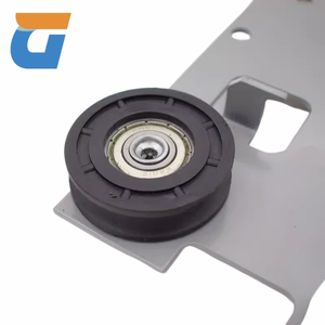 Ningbo Ouling Moderne Acier Rapide <span class=keywords><strong>Fuji</strong></span> Ascenseur <span class=keywords><strong>Porte</strong></span> Plaque De Suspension OCM1 Plancher <span class=keywords><strong>Porte</strong></span> Dispositif 48 <span class=keywords><strong>Porte</strong></span> Suspendue Roue Ascenseur Pièces - Product Image 2