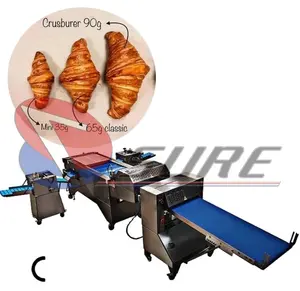 Croissant Máy làm đầy đủ tự động Croissant vòng dây chuyền sản xuất