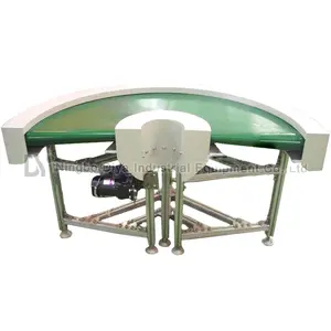 Eğri bantlı konveyör kavisli bant konveyör endüstriyel PVC ataş çeşitleri eğri bantlı konveyör - Product Image 1