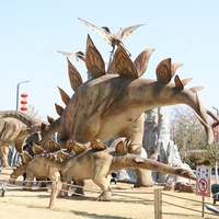 Modèle de dinosaure animatronique en métal grandeur nature, fait main et personnalisé, pour centres commerciaux et parcs d'aventure – Nouveauté 2025, Vente Flash Usine