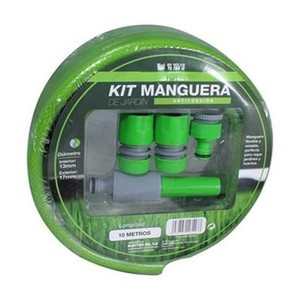 Kit de manguera de jardín de 20 metros, resistente, ligera y flexible; ideal para riego de plantas y limpieza exterior. - Product Image 1
