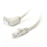 Kabel Jaringan Cat5/Cat6/Cat7 UTP Tanpa Pelindung 7*0.15mm CCA/BC Kabel LAN Cat5E/Cat6A 0.5m/1m Kabel Ethernet dengan Konektor RJ45