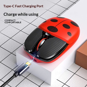 Cute Cartoon Rechargeable Wireless <b>Mouse</b>, Creative Mini Silent <b>Mice</b> for Office Gaming Laptop PC - Product Image 5