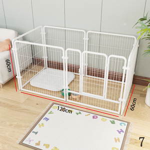 Özel yüksek kaliteli rahat ferforje büyük köpek sandık açık kulübesi Modern tarzı küçük hayvanlar ve köpekler için - Product Image 3