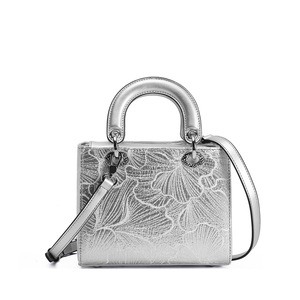 Borse a Tracolla Eleganti da Donna di Alta Gamma con Ricamo Floreale Quadrato, Chiusura Magnetica e Cerniera Nascosta - Product Image 3