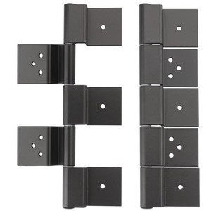 Kit de charnières à friction pour porte d'entrée de camping-car, acier noir, pliage manuel, pour camping-car 99242 - Product Image 1