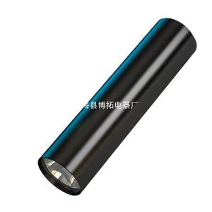 Mini Usb Rechargeable <b>Led</b> <b>Flashlight</b> Outdoor Portable Strong Light Black ABS Body - Product Image 1