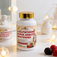 Comprimés Naturels en Gros pour Adultes : L-Glutathion, Alpha Arbutine, Vitamine C – Éclaircissement de la Peau, Anti-Taches Brunes, Anti-Âge, Hydratation, Soin de Beauté