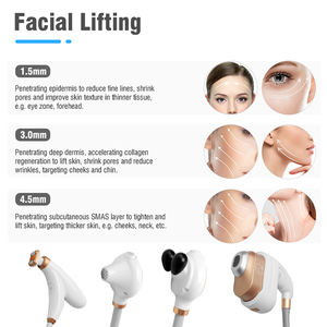 Máquina de belleza 4 en 1 HIFU 25 Max HIFU RF para eliminación de arrugas, HIFU 22D MAX ICE para reafirmar y tensar la piel, ideal para salones de belleza. - Product Image 5