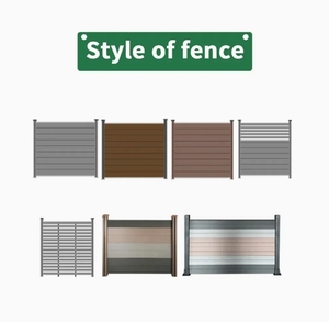 Recinzione Decorativa da Giardino in WPC di Facile Installazione 800-2000mm Cancelli a Traliccio in Legno per Privacy Recinzione di Sicurezza in Composito di Alluminio e Metallo Anti-UV - Product Image 6