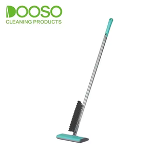 Creative Dooso Kit de nettoyage d'usine en acier inoxydable à long manche 3-en-1 vadrouille plate et <span class=keywords><strong>balai</strong></span> en <span class=keywords><strong>microfibre</strong></span> avec brosse détachable - Product Image 4