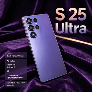 โทรศัพท์มือถือสมาร์ทโฟน Android รุ่น S25 Ultra ปี 2025 ของแท้ใหม่เอี่ยม RAM 16GB+1TB รองรับ 4G 5G สองซิมแบบ Dual Standby ปลดล็อคแล้ว รองรับโลโก้สั่งทำพิเศษ S25 ultra 2026 - Product Image 5