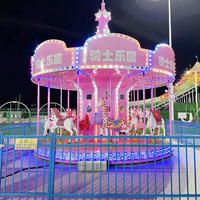 Manèges de Parc d'Attractions et de Fête Foraine Équipement de Carrousel de Luxe pour Enfants
