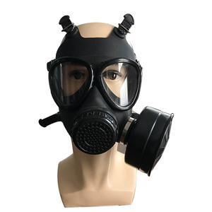 Masker Gas Silikon FNJ05 <span class=keywords><strong>Respirator</strong></span> Full-Face dengan Filter Karbon Aktif Desain 3-Lapisan yang Dapat Digunakan Kembali untuk Perlindungan dari Debu dan Bahan Kimia - Product Image 1