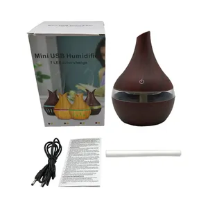 Umidificador de vick para água quente, para quarto, difusor de aroma, aromaterapia doméstica, ultrassônico, 3w/300ml dc5v