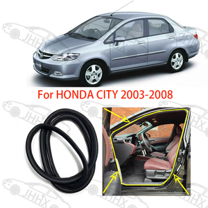 ยางขอบประตูรถยนต์สีเบจสำหรับ HONDA CITY ปี 2003 2004 <span class=keywords><strong>2005</strong></span> 2006 2007 2008 แถบยางกันลมและน้ำสำหรับขอบประตูรถยนต์ - Product Image 1